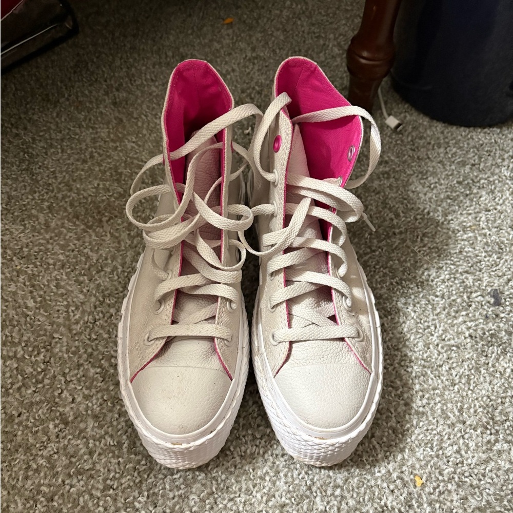 Converse platform high tops